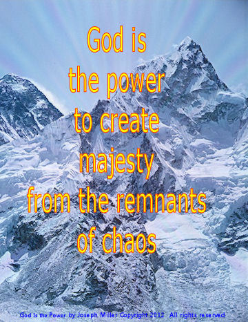 God is the power poem